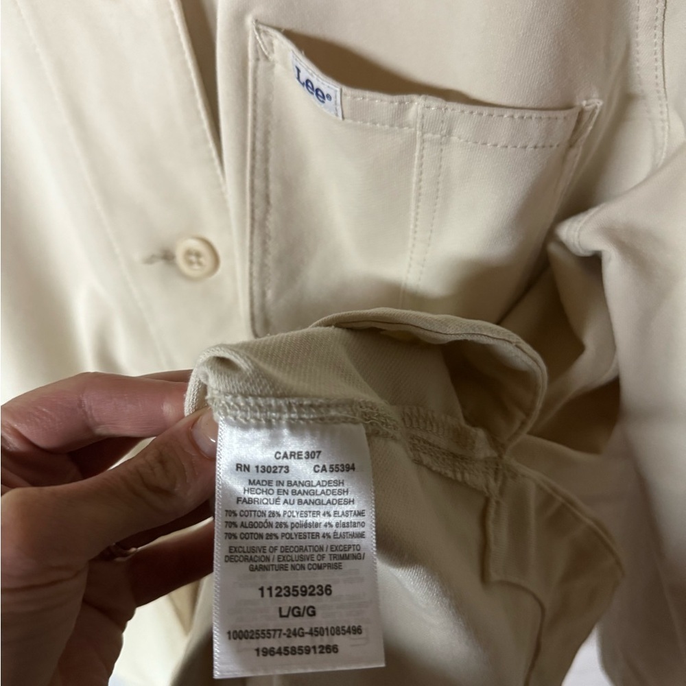 Lee® Women's Lee Layers Chore Fall Winter Duster in Soybean - Picture 9 of 10